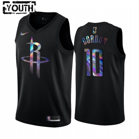 Barn Houston Rockets Tröja Eric Gordon 10 Iridescent HWC Collection Swingman